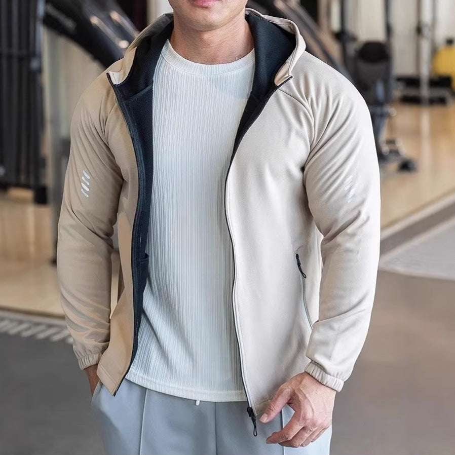 Windproof Zip-Up Hoodie