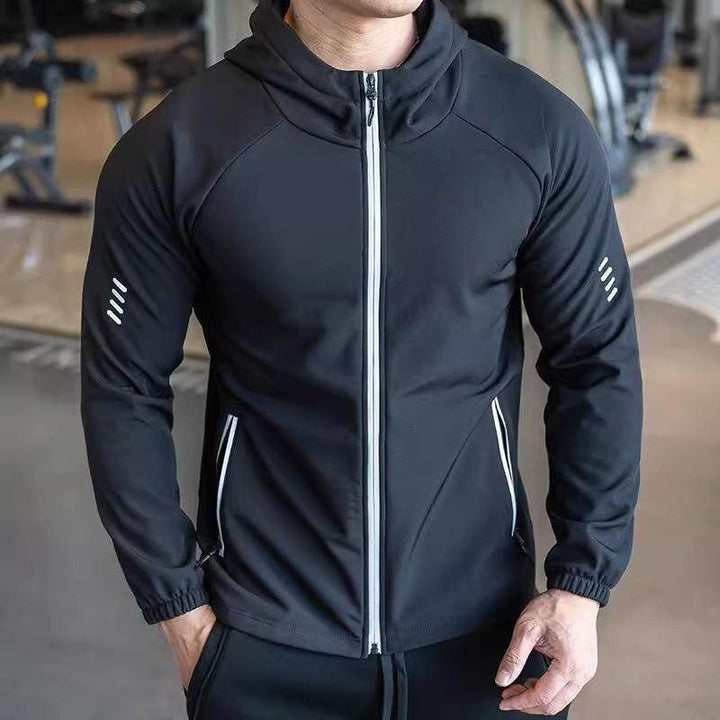 Windproof Zip-Up Hoodie