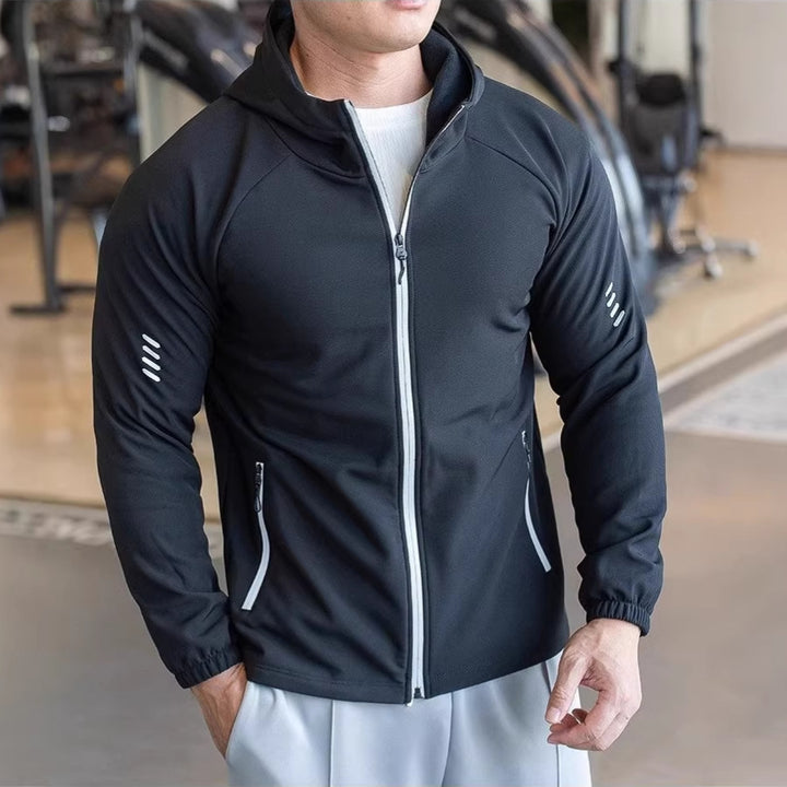 Windproof Zip-Up Hoodie